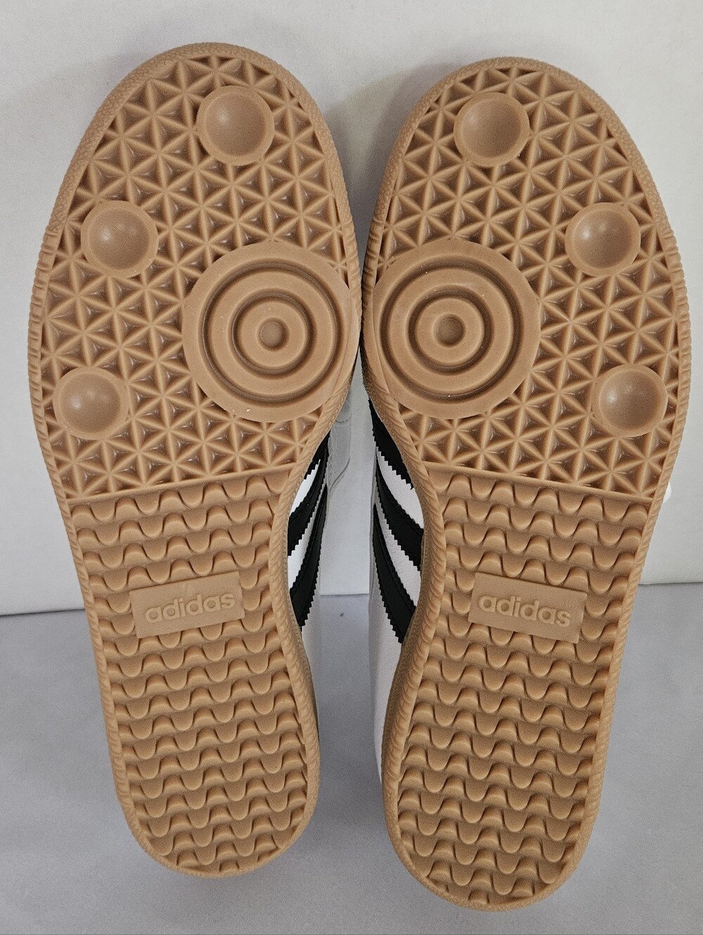 Adidas Samba Jane Mary Jane Shoes Cloud White Black Gum Sole Size 9 - Picture 8 of 10
